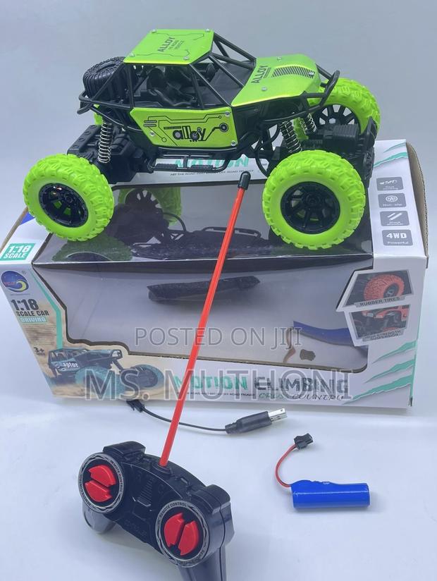 Green Rc Rechargeable Monster Truck