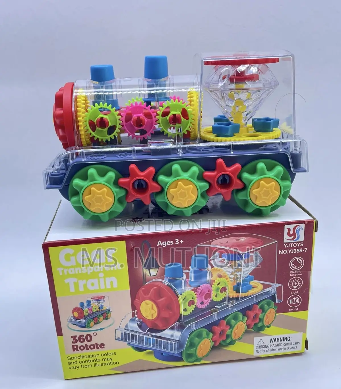 Kids Colorful Creative Train With Sound and Music