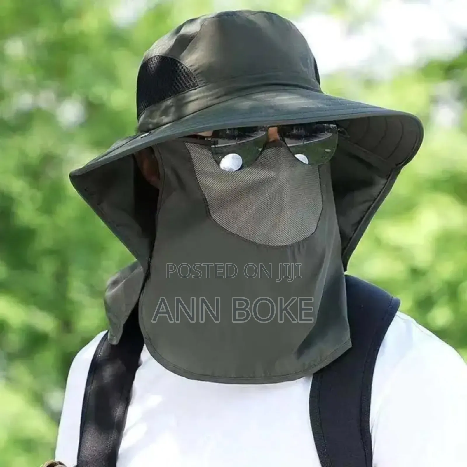 Uv Protection Sun Hat With Neck and Face Flap