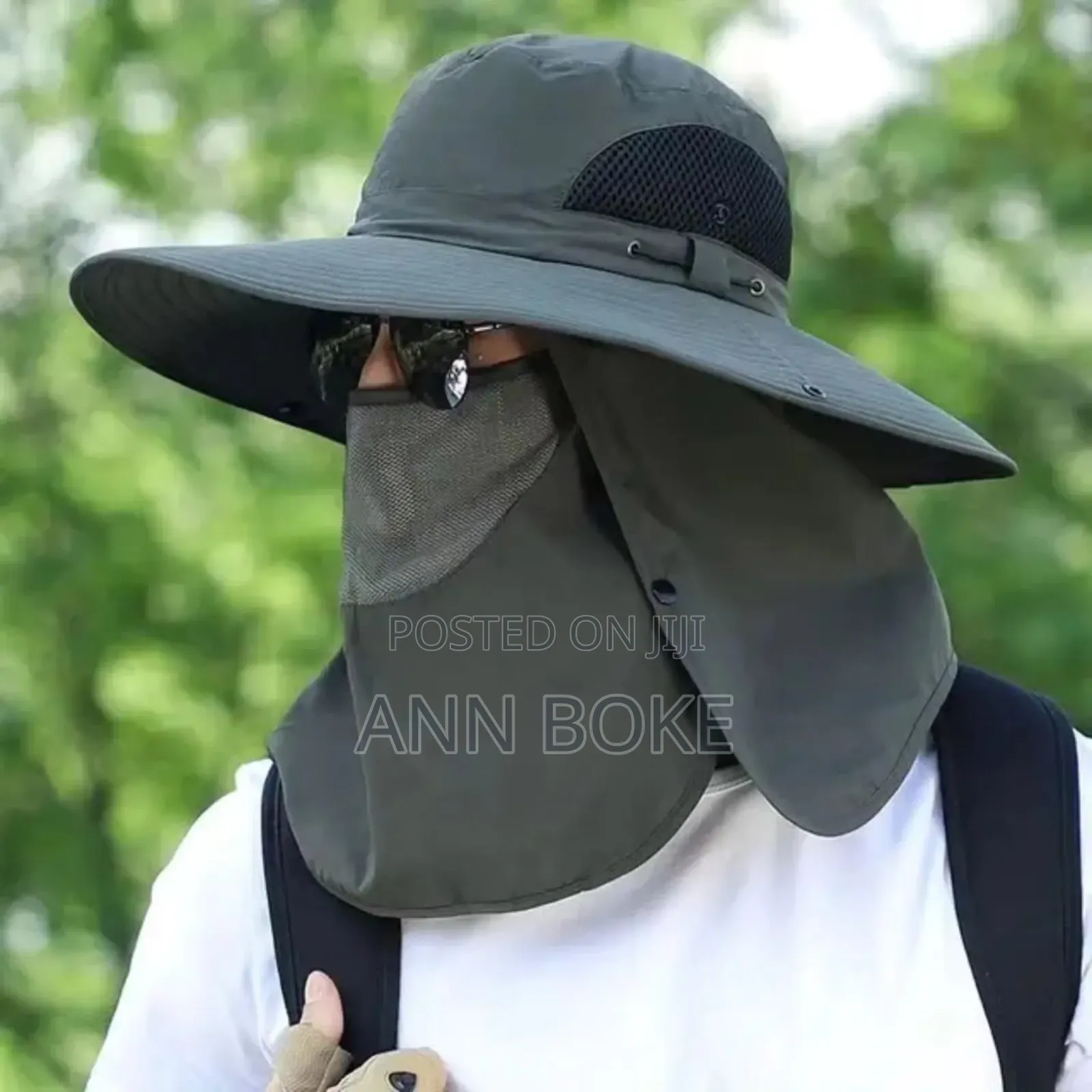 Uv Protection Sun Hat With Neck and Face Flap