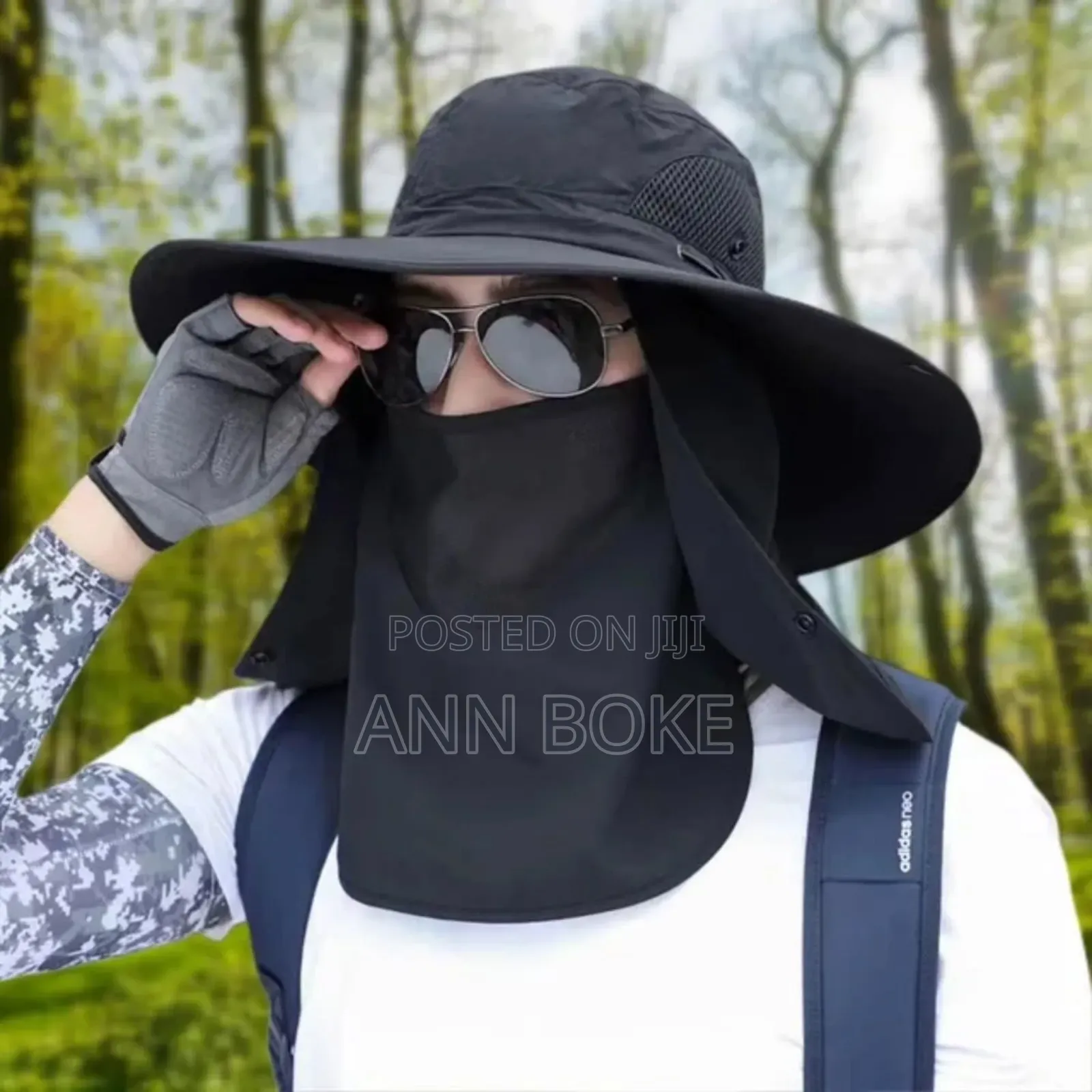 Uv Protection Sun Hat With Neck and Face Flap