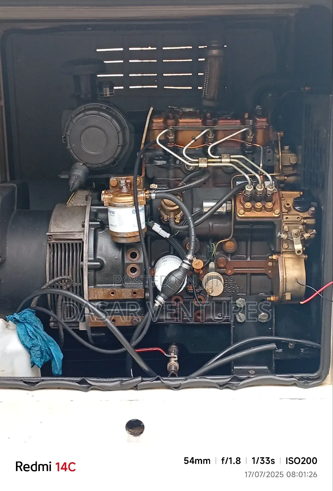 Generator Ex-Uk 20kva Perkins