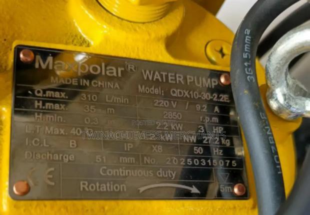 Sewage Pump,Sewage Submersible Pump 3hp - thumbnail 2