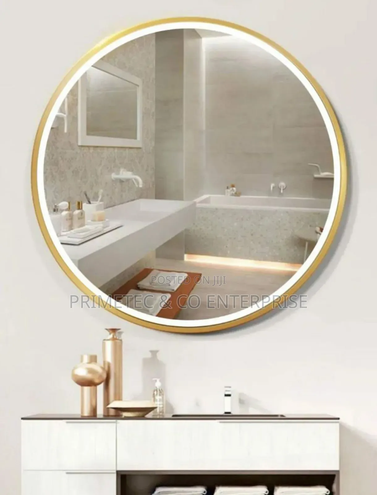 60*60 Round Decor Mirrors With Fine Finishing