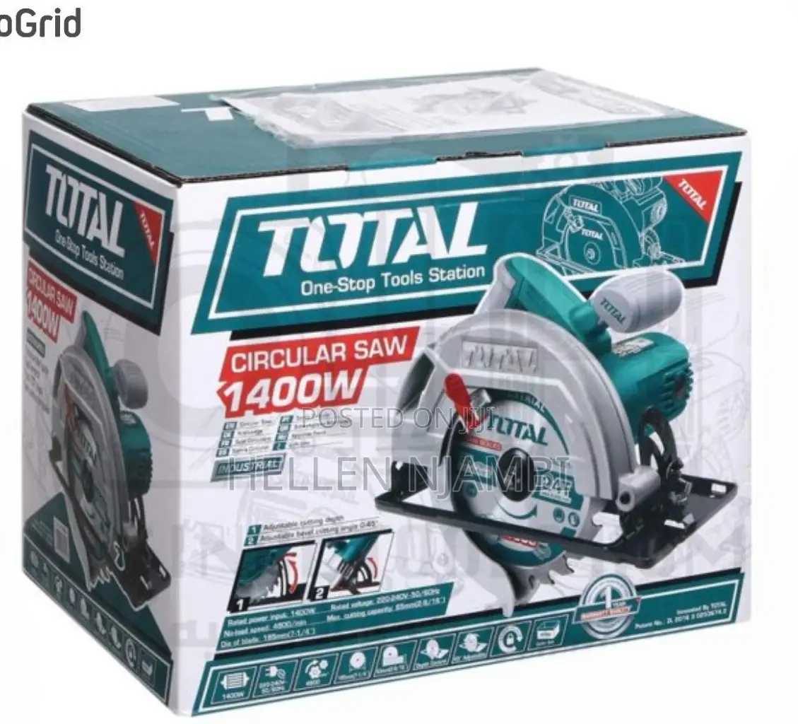 Total 4" 1400w Circular Saw
