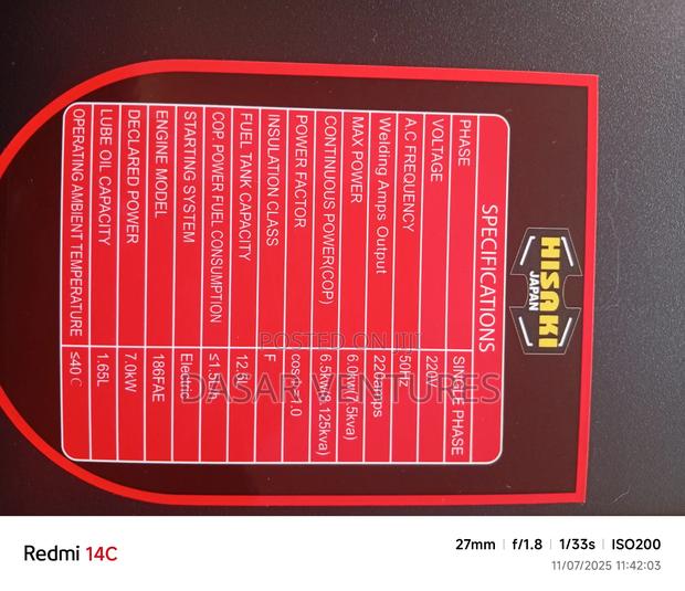 Welding Generator 8kva 220amps - thumbnail 3