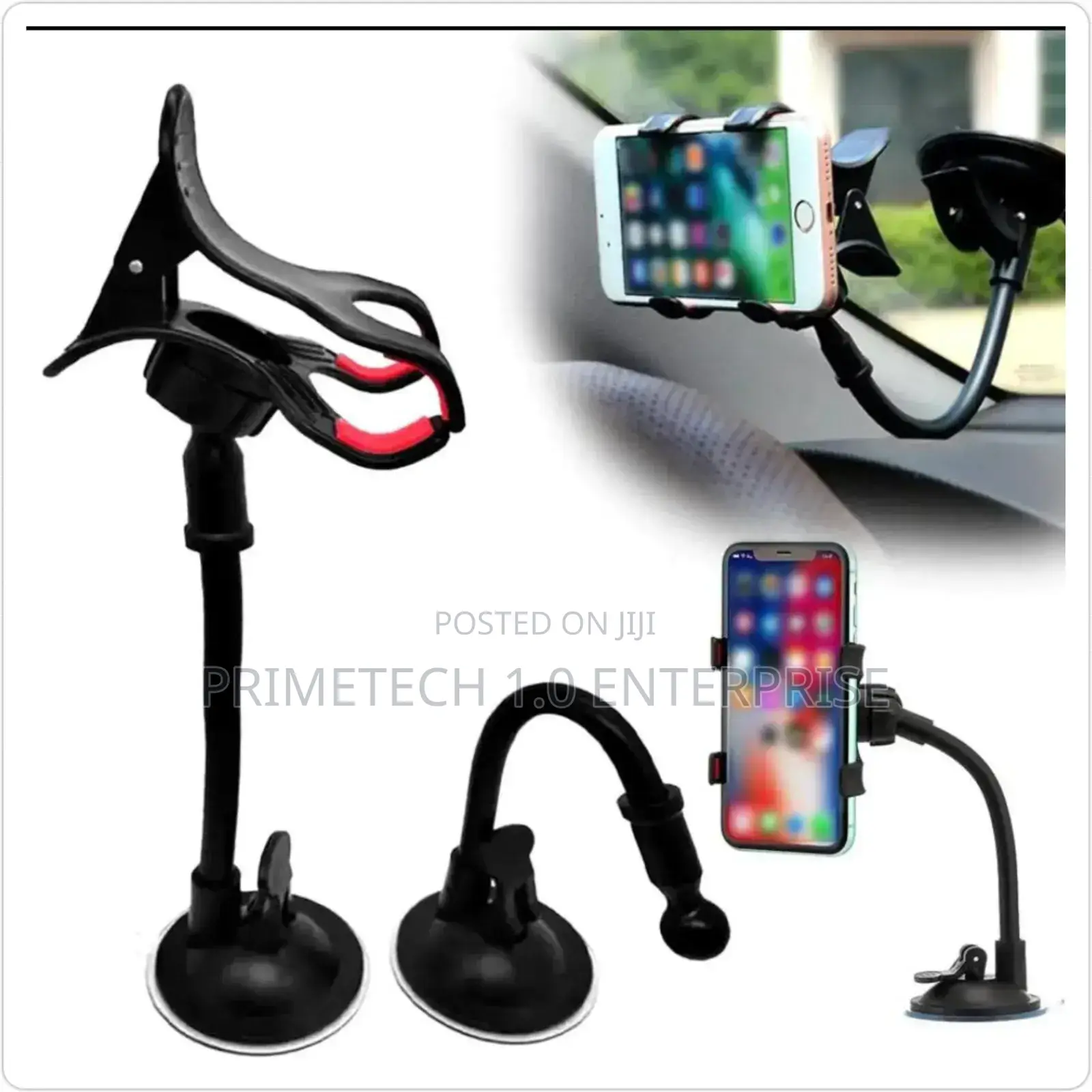 360 Degree Rotating Suction Car Phone Holder