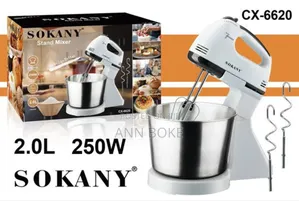 Sokany Hand Mixer With Bowl at 3 Pin