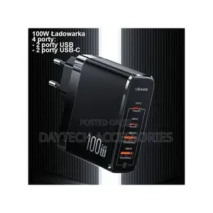 Usams Us-Cc166 T51 100w 4-Port Gan Fast Charger