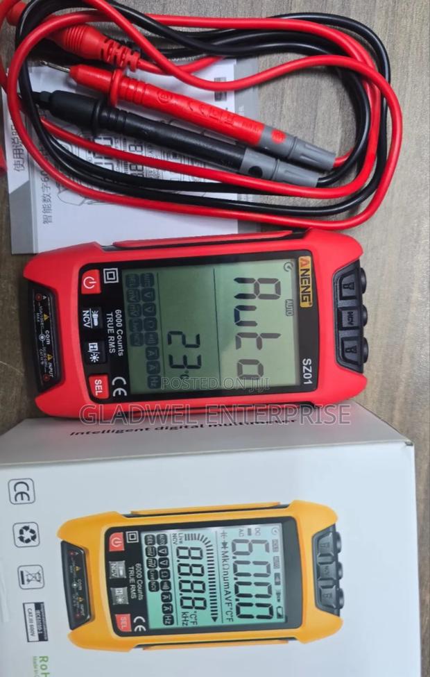 Intelligent Digital Multimeter - main view