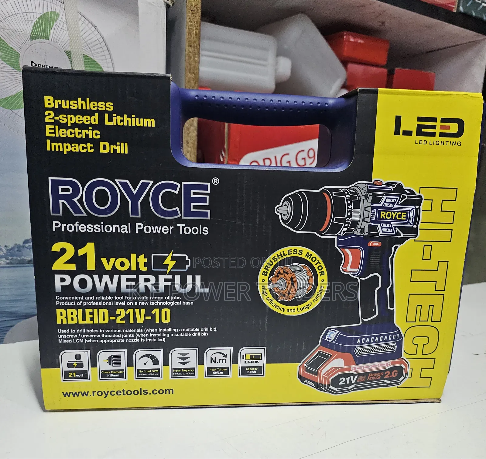 21v Royce Cordless Impact Drill