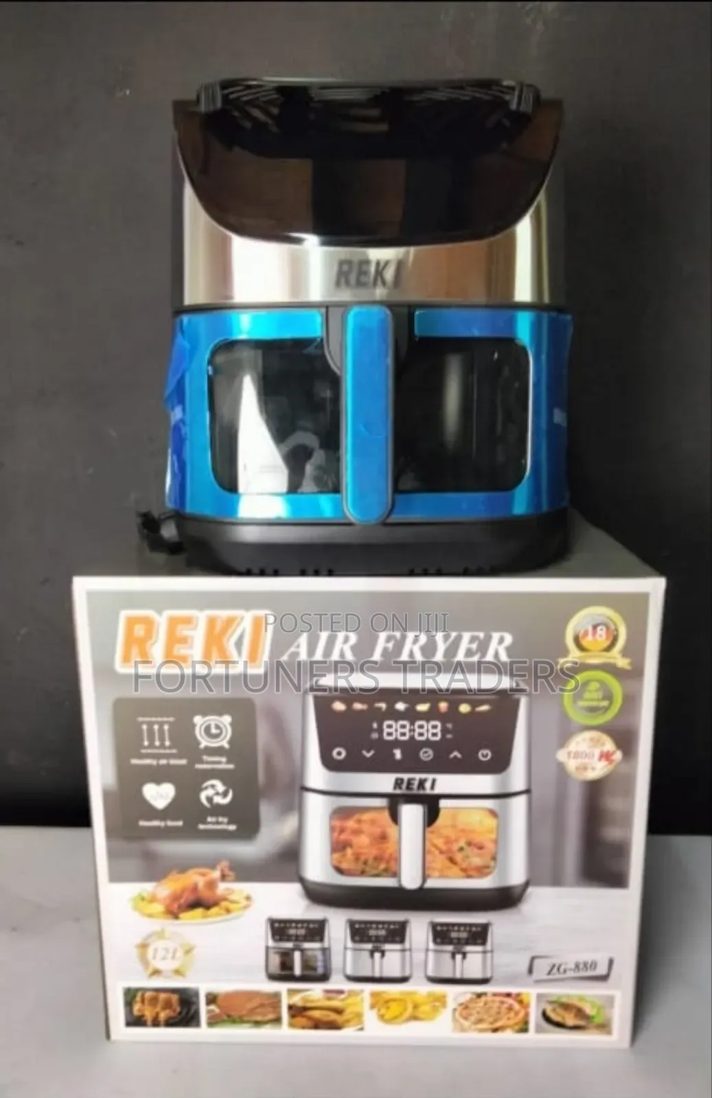 Reki Air Fryer 12ltrs Digital