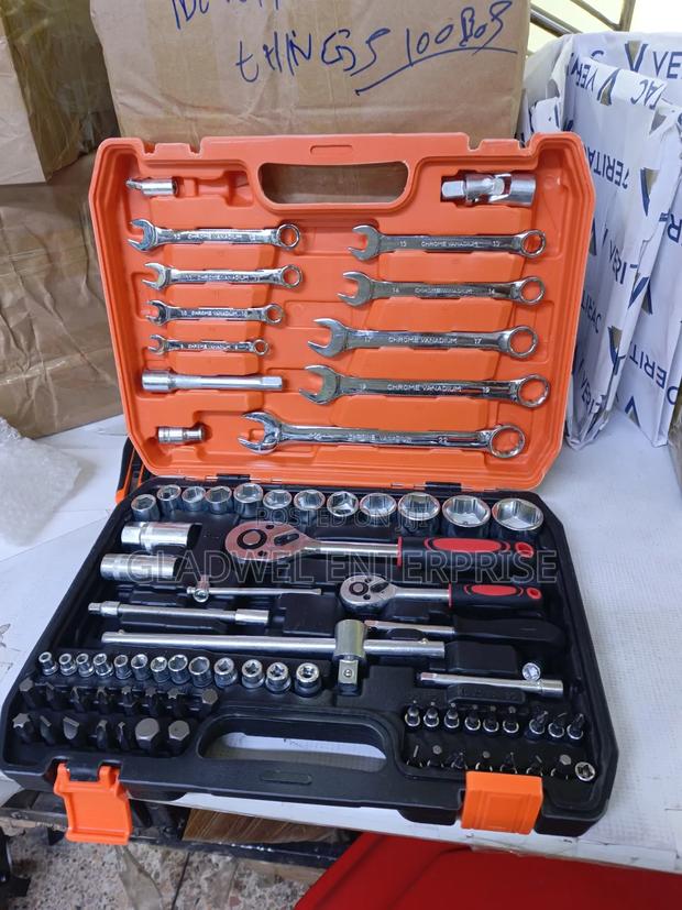 82 Psc Tool Set Spanner/Socket Wrench - main view
