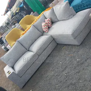 Timeless 6 Seater L Seat Sofa Set Design With Cupholders