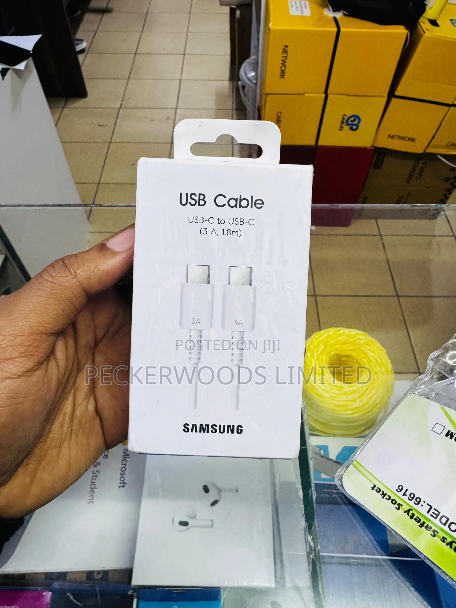 Original Samsung Usb-C to Usb-C Cable 1.8m 5a White