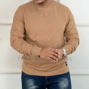 Quality Cotton Round Neck Plain Branding Long-Sleeved Tshirt