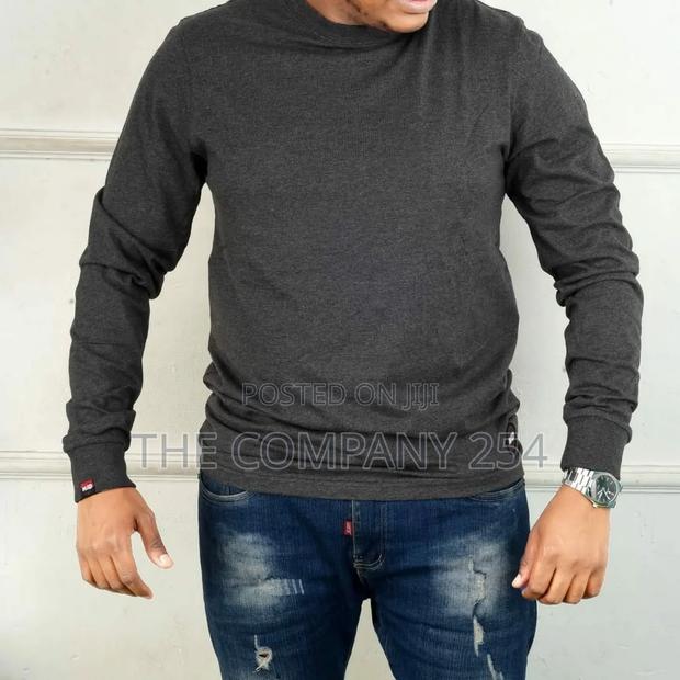 Quality Cotton Round Neck Plain Branding Long-Sleeved Tshirt - thumbnail 6
