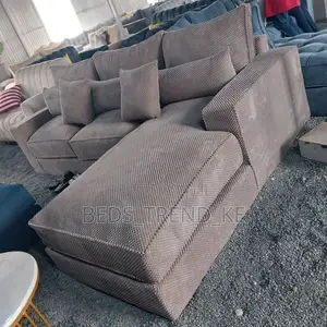 6 Seater Sturdy L Seat Sofa Set