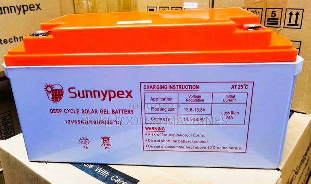 Sunnypex Deep Cycle Solar Battery 65ah 12v