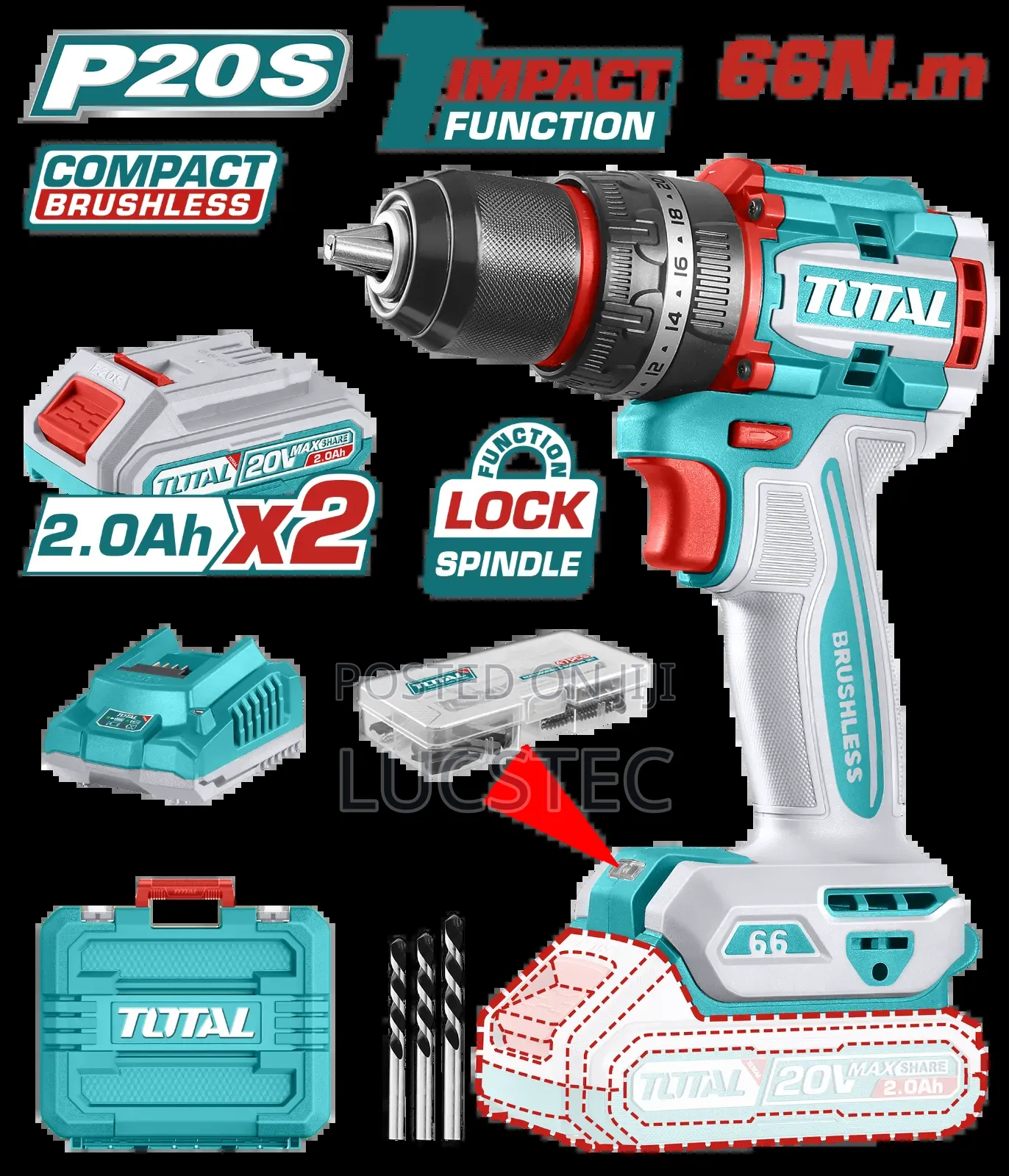 Cordless Impact Brushless Drill