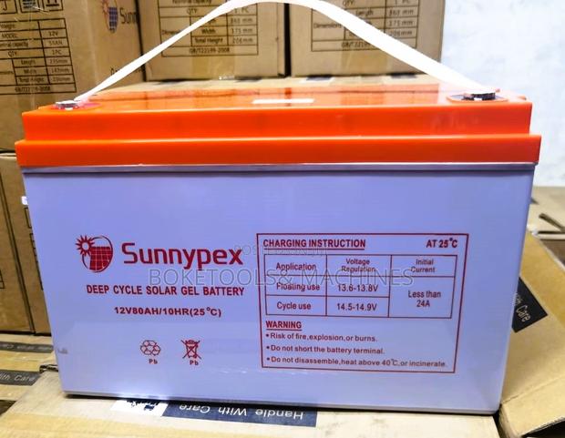 Sunnypex 12v 80 Ah Deep Cycle Solar Battery - main view
