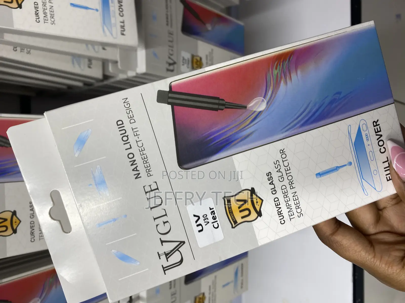 Finest Uv Tempered Glass Screen Protector for Vivo V30