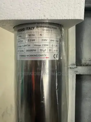 Primo 3hp Submersible Pump