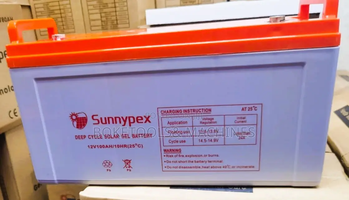 Sunnypex 12v 100ah Deep Cycle Battery