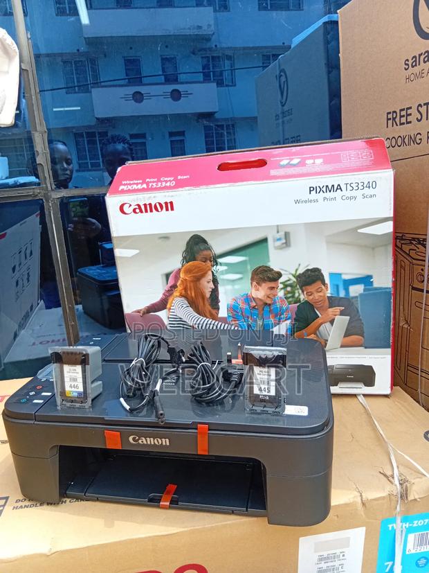 Canon Pixma Ts3340 Wireless All-in-One Inkjet Printer