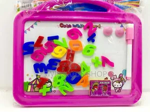 White Board/ Magnetic Writing Board With Numbers / Numbers