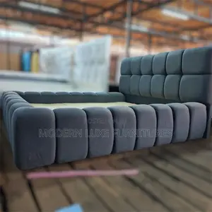 Dark Grey 5by6 Bed