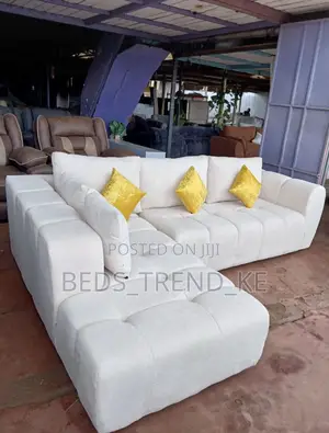 Bubble L Seat Sofa 6 Seater With Throw Pillows