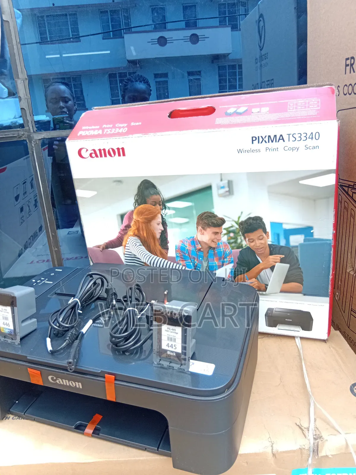 Canon Pixma Ts3340 Wireless Inkjet Printer | Compact