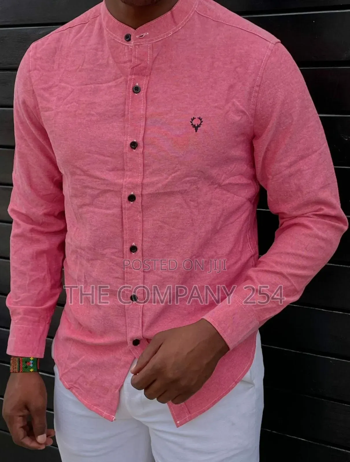 Quality Collar Polo Long-Sleeved Plain Casual Men Shirts