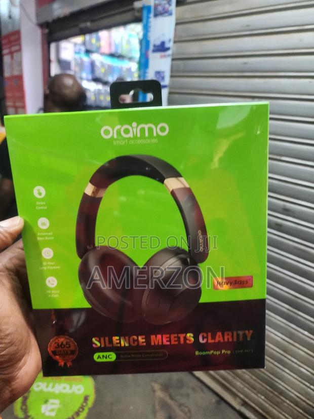 Oraimo Boompop Pro Anc Over-Ear Headphones Ohp-917 - thumbnail 7