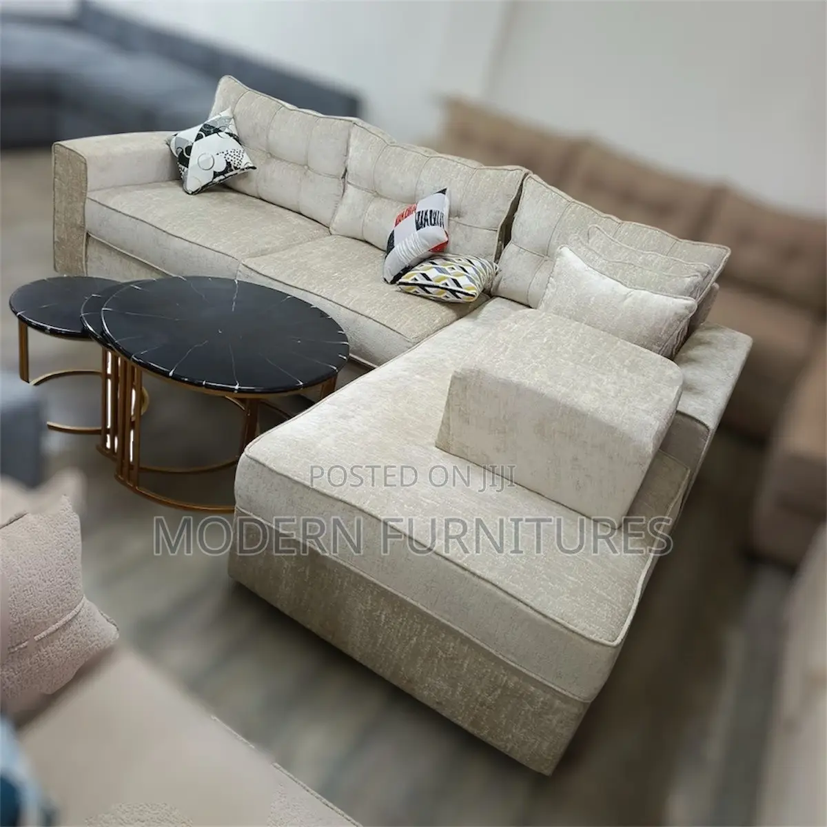 Kelvin Cream L Sofa