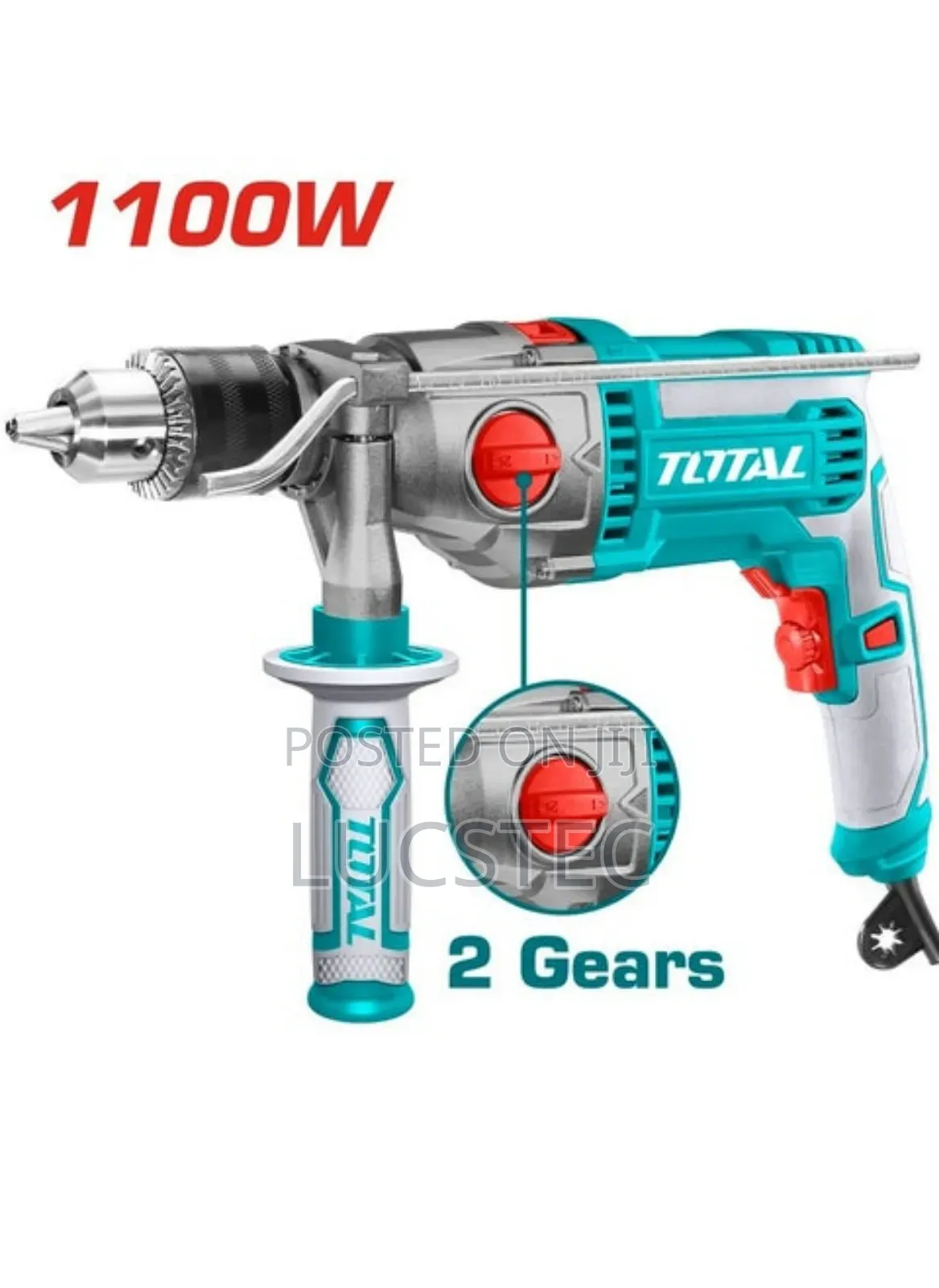 Total 1100w Industrial Heavy Duty Impact Drill