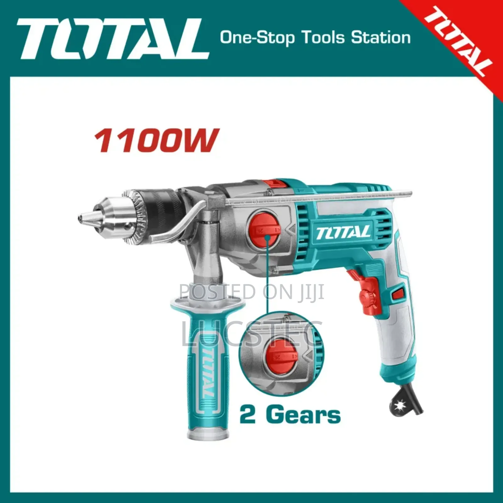 Total 1100w Industrial Heavy Duty Impact Drill