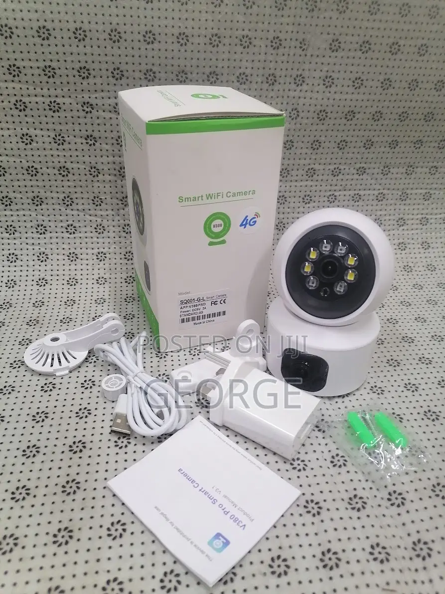 4g Smart Nanny Wireless Camera V380 Dual Lens