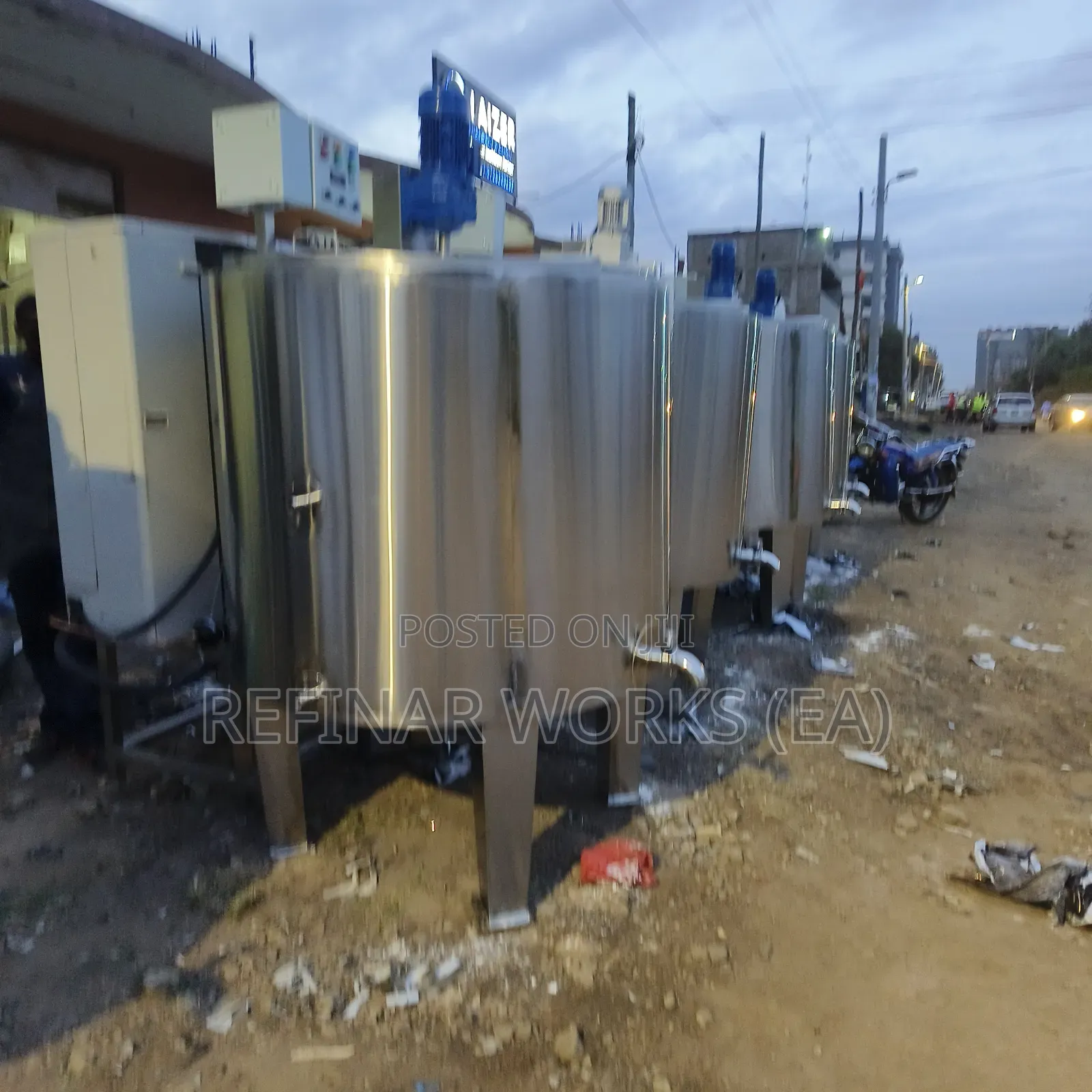 Stainless Steel Milk Cooler for 300l - 1000l
