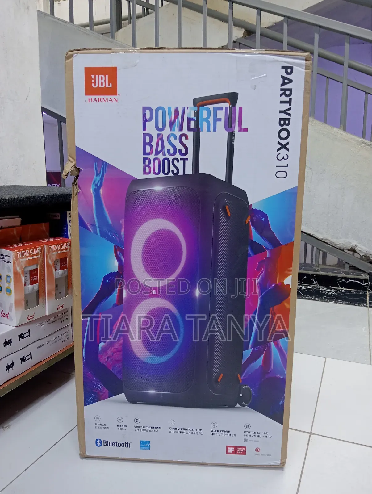 JBL Partybox 310 Party Speaker With Extra Deep Bass