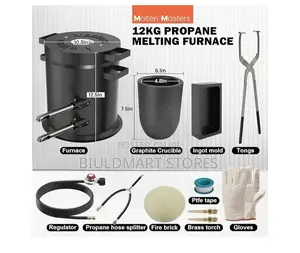 Complete Melting Kit – Furnace + Crucible + Tongs (