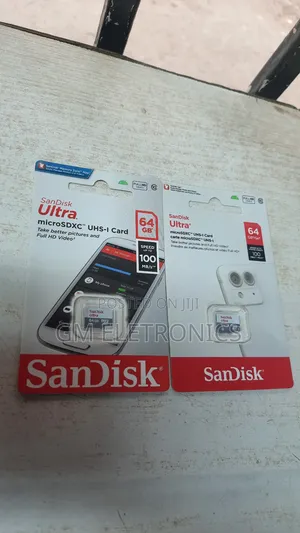 New 64gb Microsd Ultra Card A1, C10 -100mb/S Read Speed.