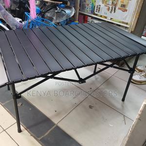 Camping Table With Hinges to Fold and Carry - thumbnail 2