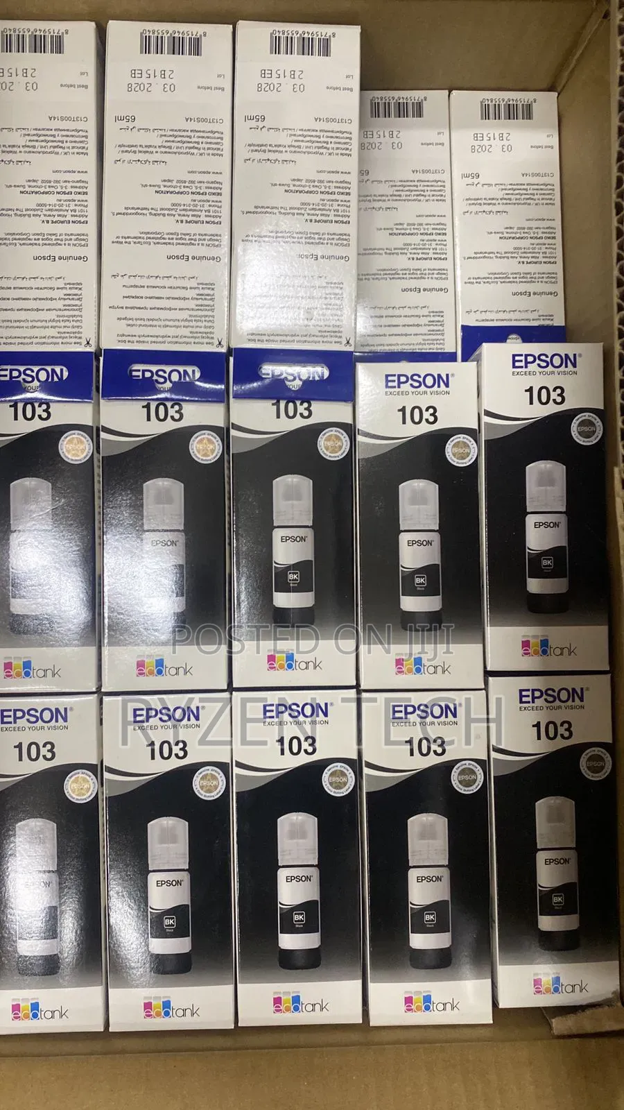 Ink °Epson °103 Black