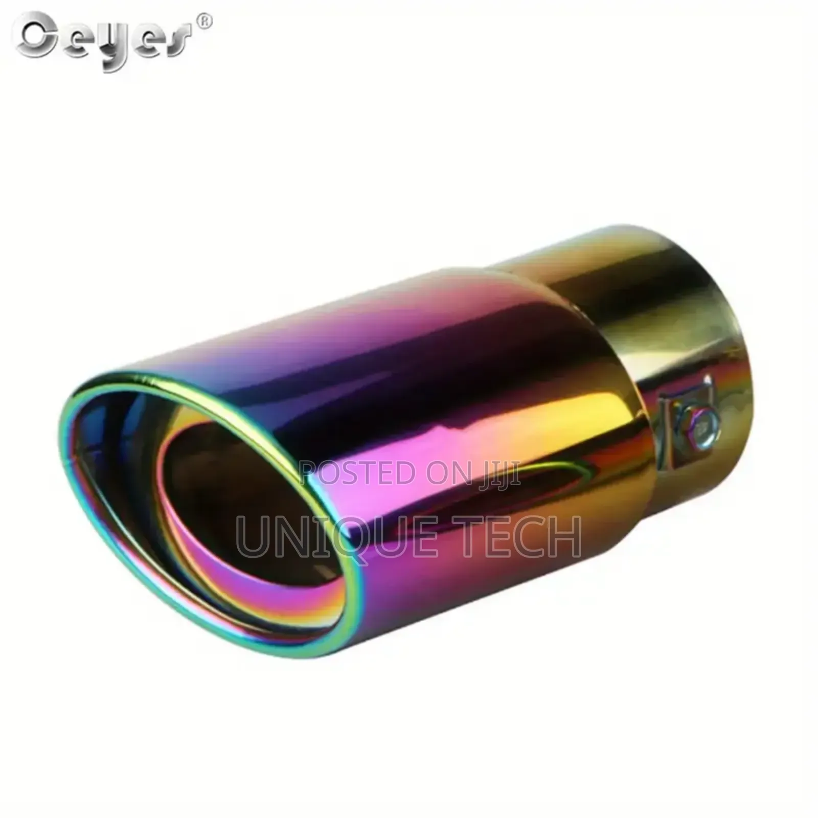 Universal Chrome Rainbow Exhaust Tip – Stylish Add-On