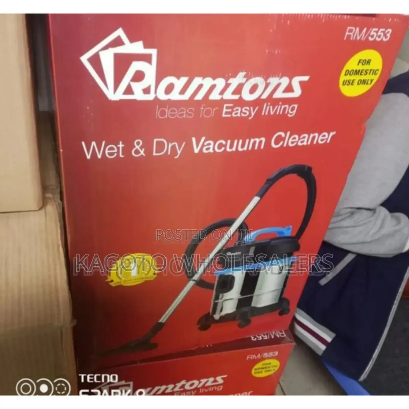 21litress- Commercial Ramtons Wet and Dry Vacuum Cleaner