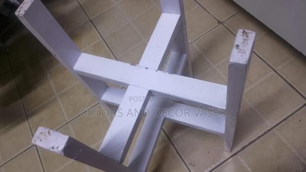 White Plain Stools
