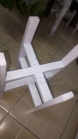 White Plain Stools