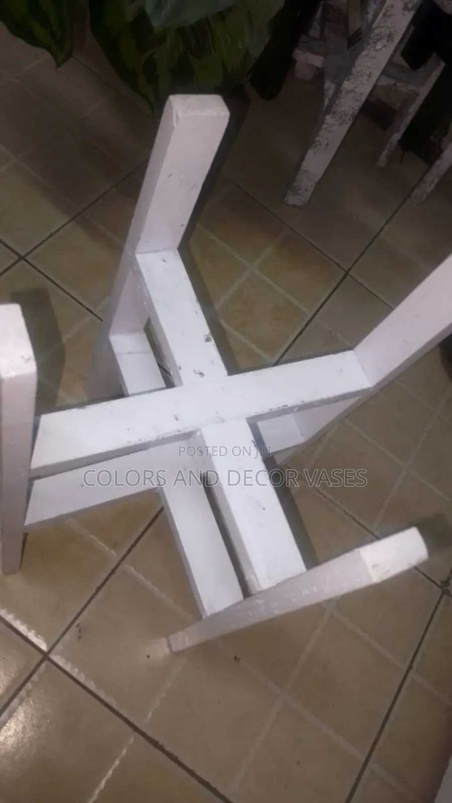 White Plain Stools